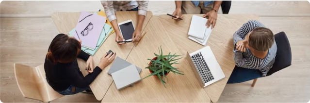 people in office image